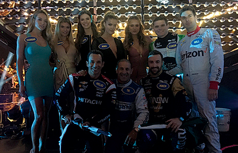 Indy car stars vs. swimsuit models