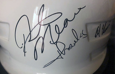 Rick Mears' autograph