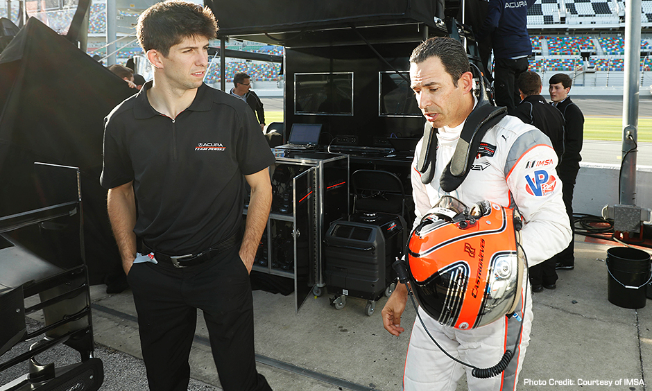 Helio Castroneves and Ricky Taylor