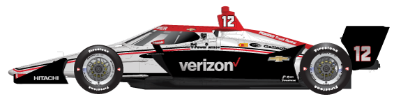 Driver of the #12 Will Power's Car Livery