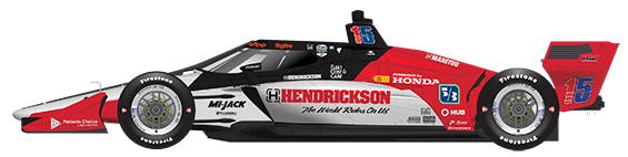 Driver of the #15 Graham Rahal's Car Livery