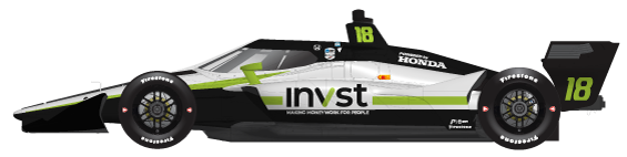 Driver of the #18 Conor Daly's Car Livery