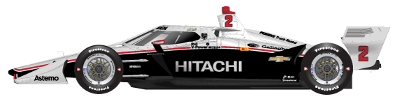 Driver of the #2 Josef Newgarden's Car Livery