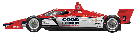 Driver of the #3 Scott McLaughlin's Car Livery