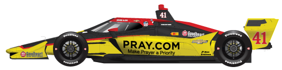 Driver of the #41 Sting Ray Robb's Car Livery