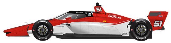 Driver of the #51's Car Livery