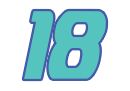 Rinus VeeKay's car number, #18