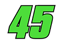 Louis Foster's car number, #45