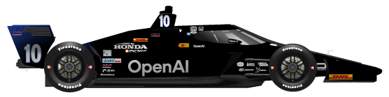 Driver of the #10 Alex Palou's Car Livery