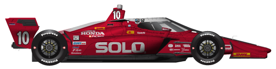 Driver of the #10 Alex Palou's Car Livery