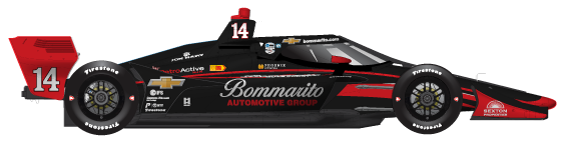 Driver of the #14 Santino Ferrucci's Car Livery