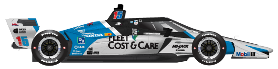 Driver of the #15 Graham Rahal's Car Livery