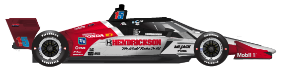 Driver of the #15 Graham Rahal's Car Livery