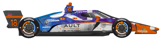 Rinus VeeKay car side profile