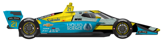 Driver of the #21 Christian Rasmussen's Car Livery