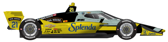 Driver of the #21 Christian Rasmussen's Car Livery
