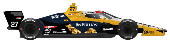 Driver of the #27 Kyle Kirkwood's Car Livery