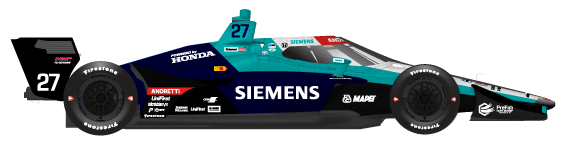 Driver of the #27 Kyle Kirkwood's Car Livery