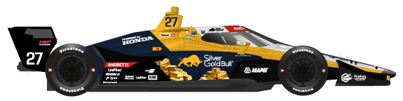 Driver of the #27 Kyle Kirkwood's Car Livery