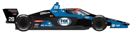 Driver of the #28 Marcus Ericsson's Car Livery