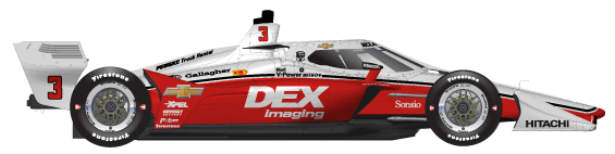 Scott McLaughlin car side profile