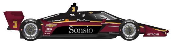 Driver of the #3 Scott McLaughlin's Car Livery