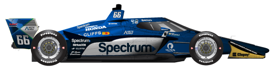 Driver of the #66 Marcus Armstrong's Car Livery