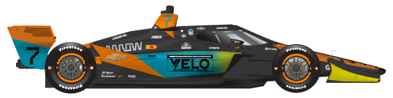 Driver of the #7 Christian Lundgaard's Car Livery