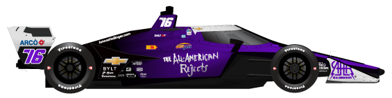 Conor Daly car side profile