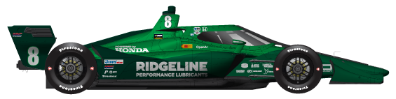 Driver of the #8 Kyffin Simpson's Car Livery