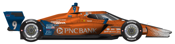 Scott Dixon car side profile