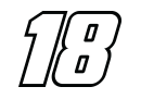 Romain Grosjean's car number, #18