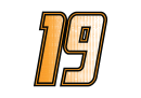 Dennis Hauger's car number, #19