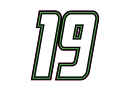 Dennis Hauger's car number, #19