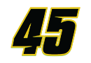 Louis Foster's car number, #45