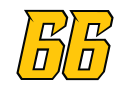 Marcus Armstrong's car number, #66
