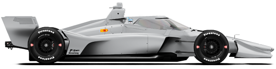 Alexander Rossi car side profile