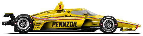 Driver of the #3 Scott McLaughlin's Car Livery