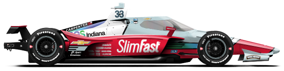 Ed Carpenter car side profile