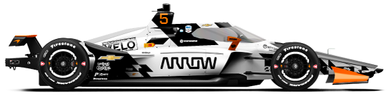 Driver of the #5 Pato O'Ward's Car Livery