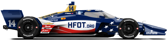 Driver of the #14 Santino Ferrucci's Car Livery