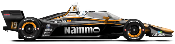 Driver of the #19 Dennis Hauger's Car Livery