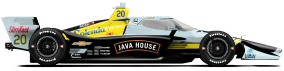 Driver of the #20 Alexander Rossi's Car Livery