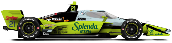 Driver of the #21 Christian Rasmussen's Car Livery