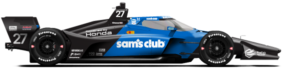 Driver of the #27 Kyle Kirkwood's Car Livery
