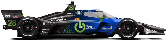 Driver of the #28 Marcus Ericsson's Car Livery