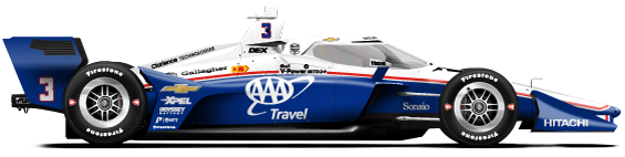 Scott McLaughlin car side profile