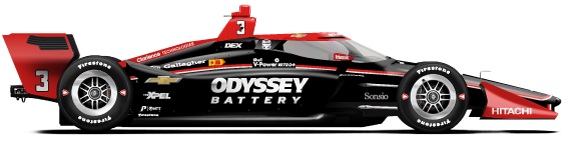 Driver of the #3 Scott McLaughlin's Car Livery