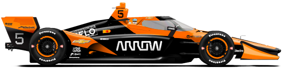 Pato O'Ward car side profile