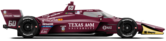 Driver of the #60 Felix Rosenqvist's Car Livery